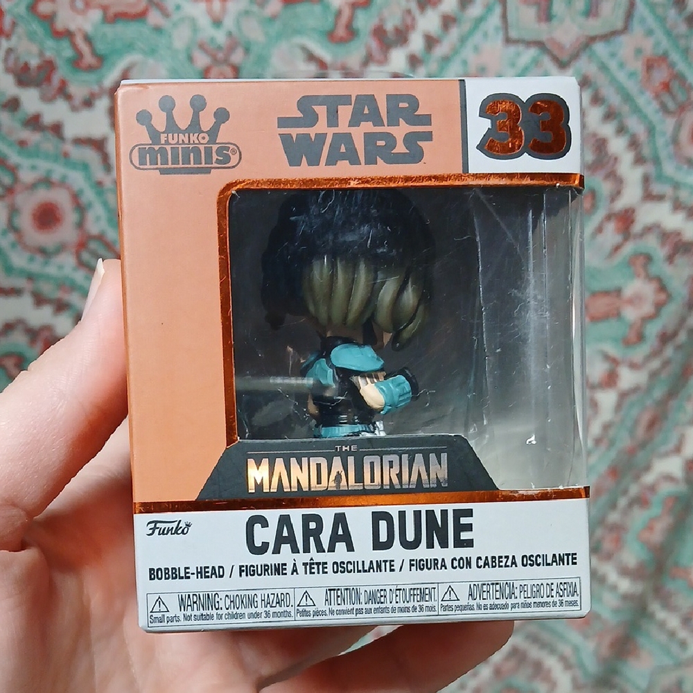 NIB Funko Minis Star Wars The Mandalorian Cara Dune Figurine